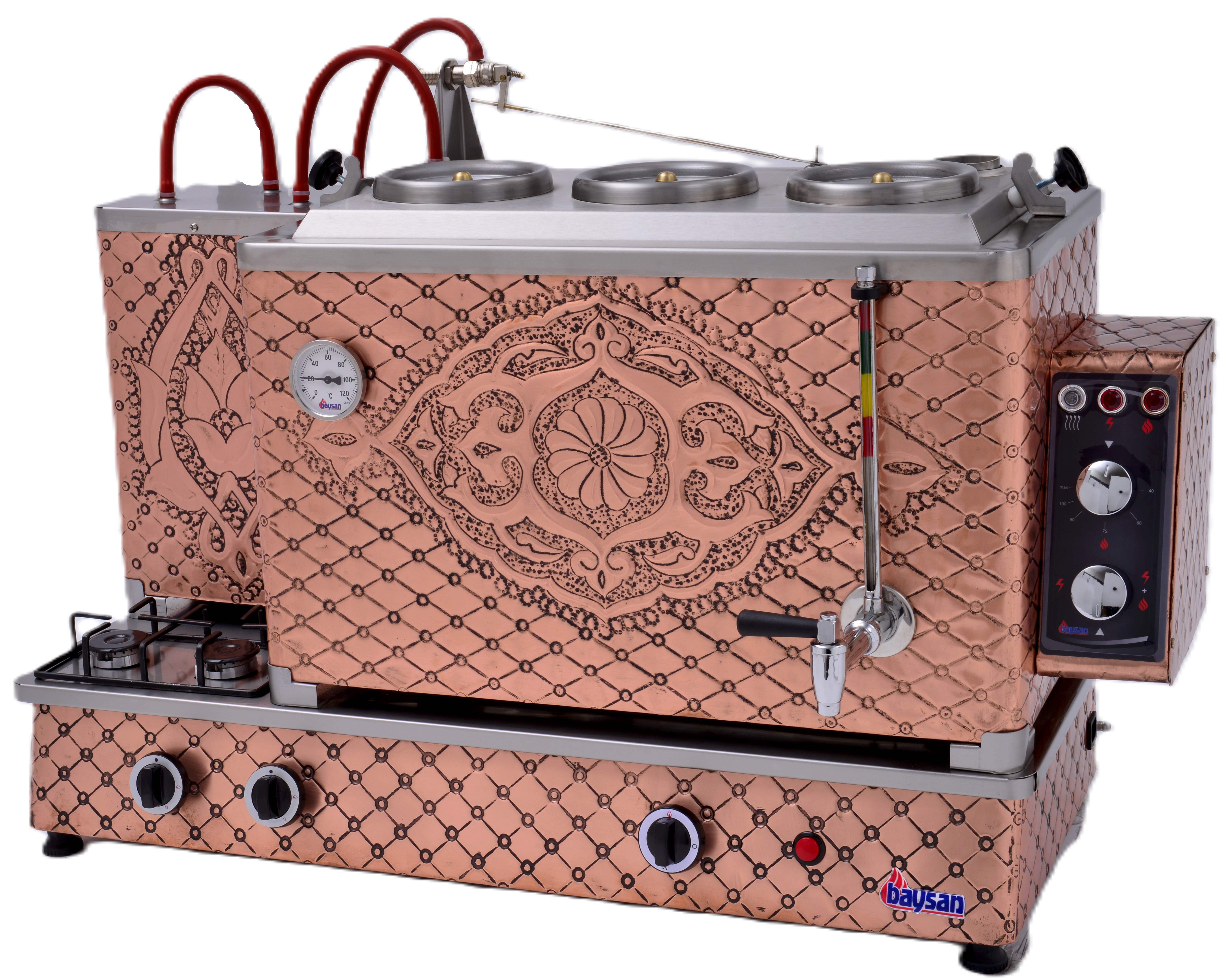 3 Pots Automatic Copper Tea Maker