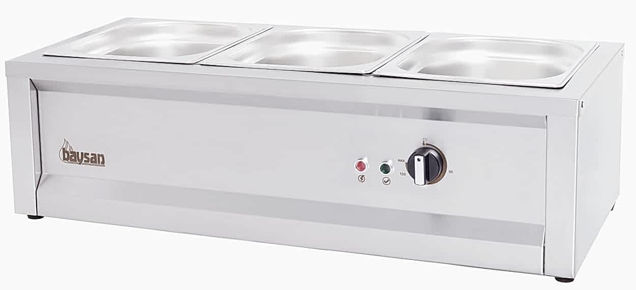 3 Cell Bainmarie with Tap