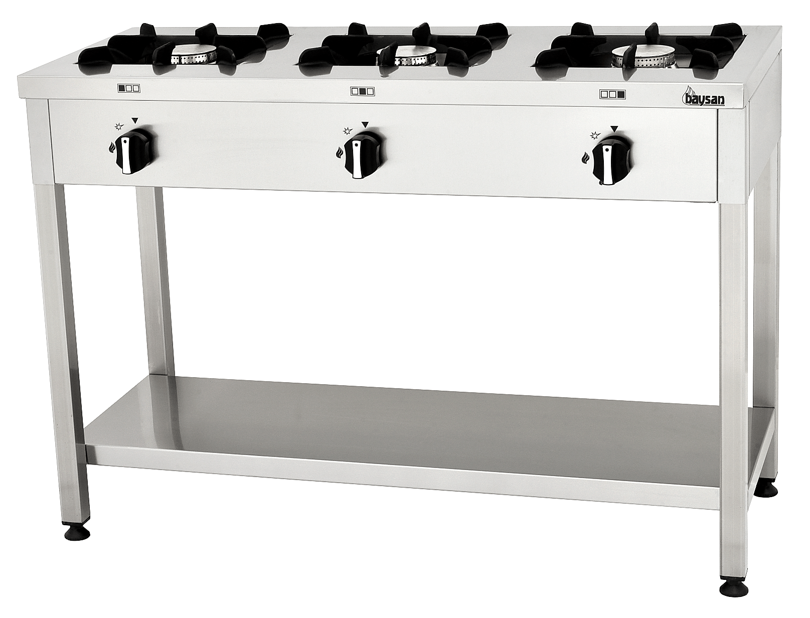 3 Burner Disassembled Gas Cooker | 120x50