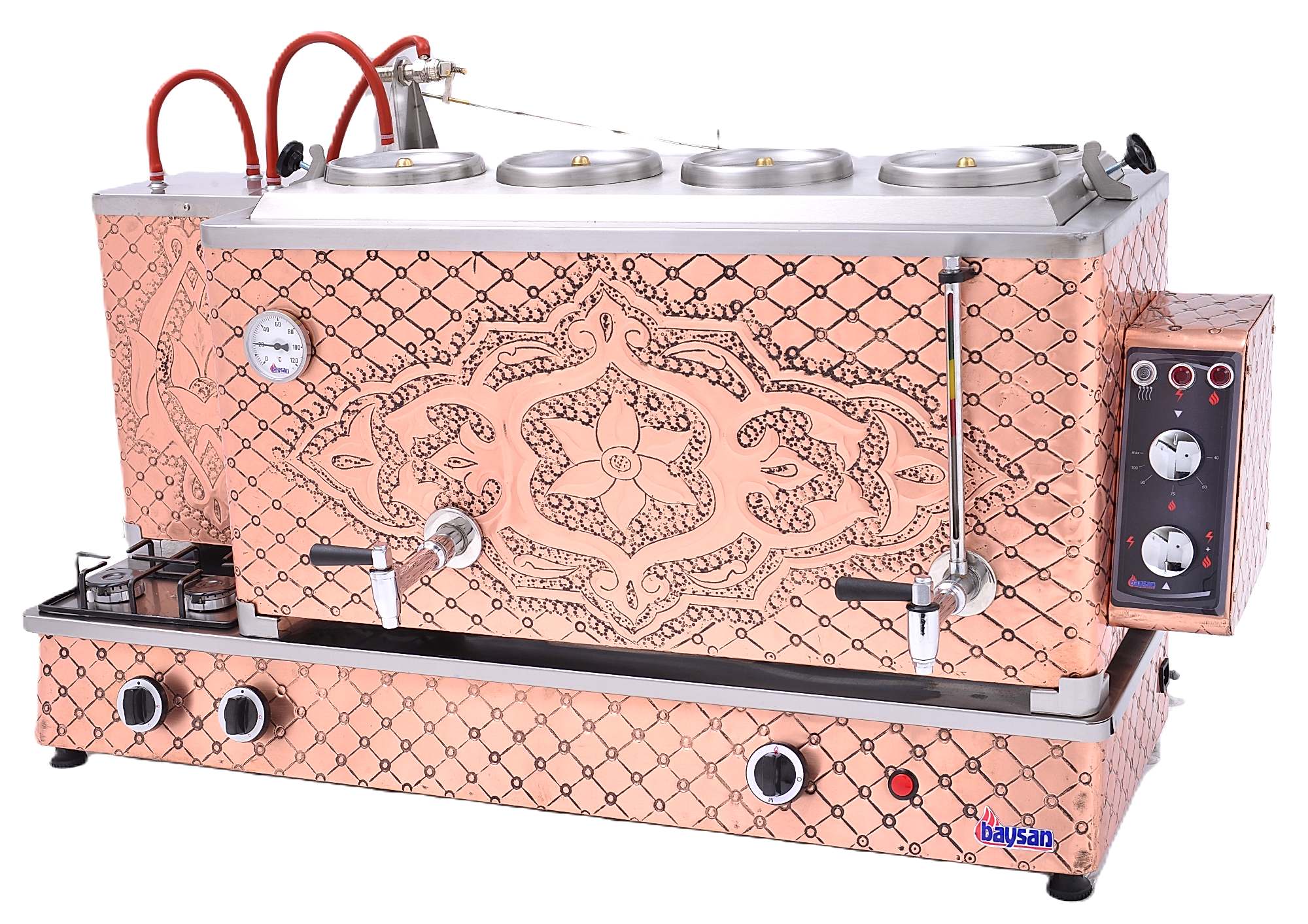 4 Pots Automatic Copper Tea Maker