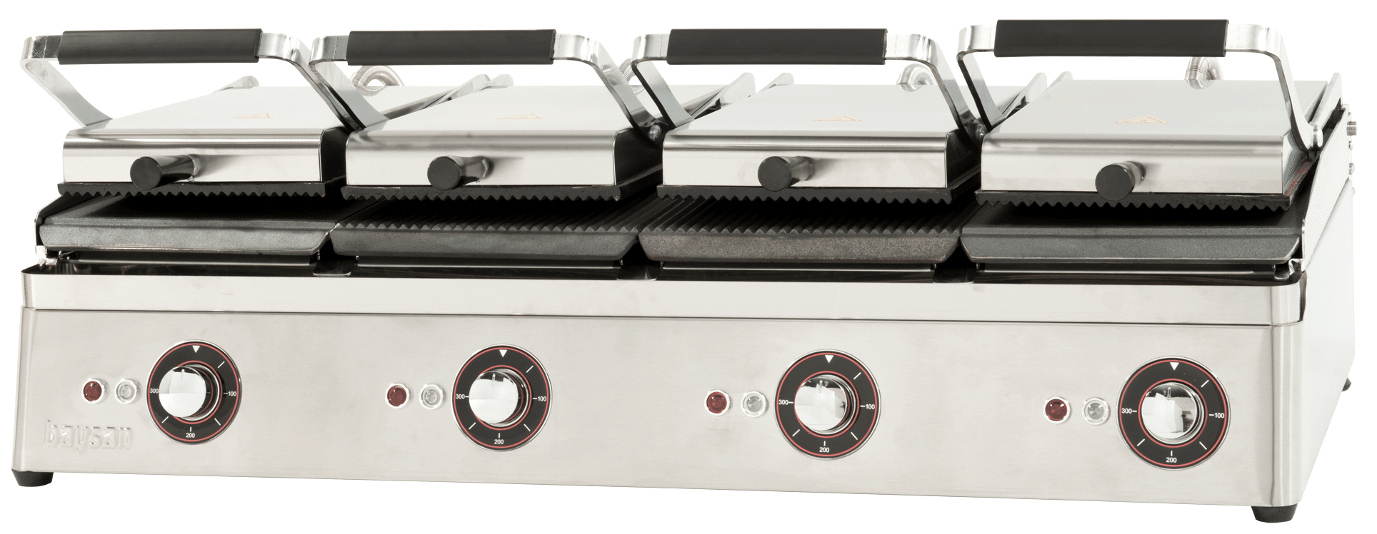 Four Lid Modular Grill