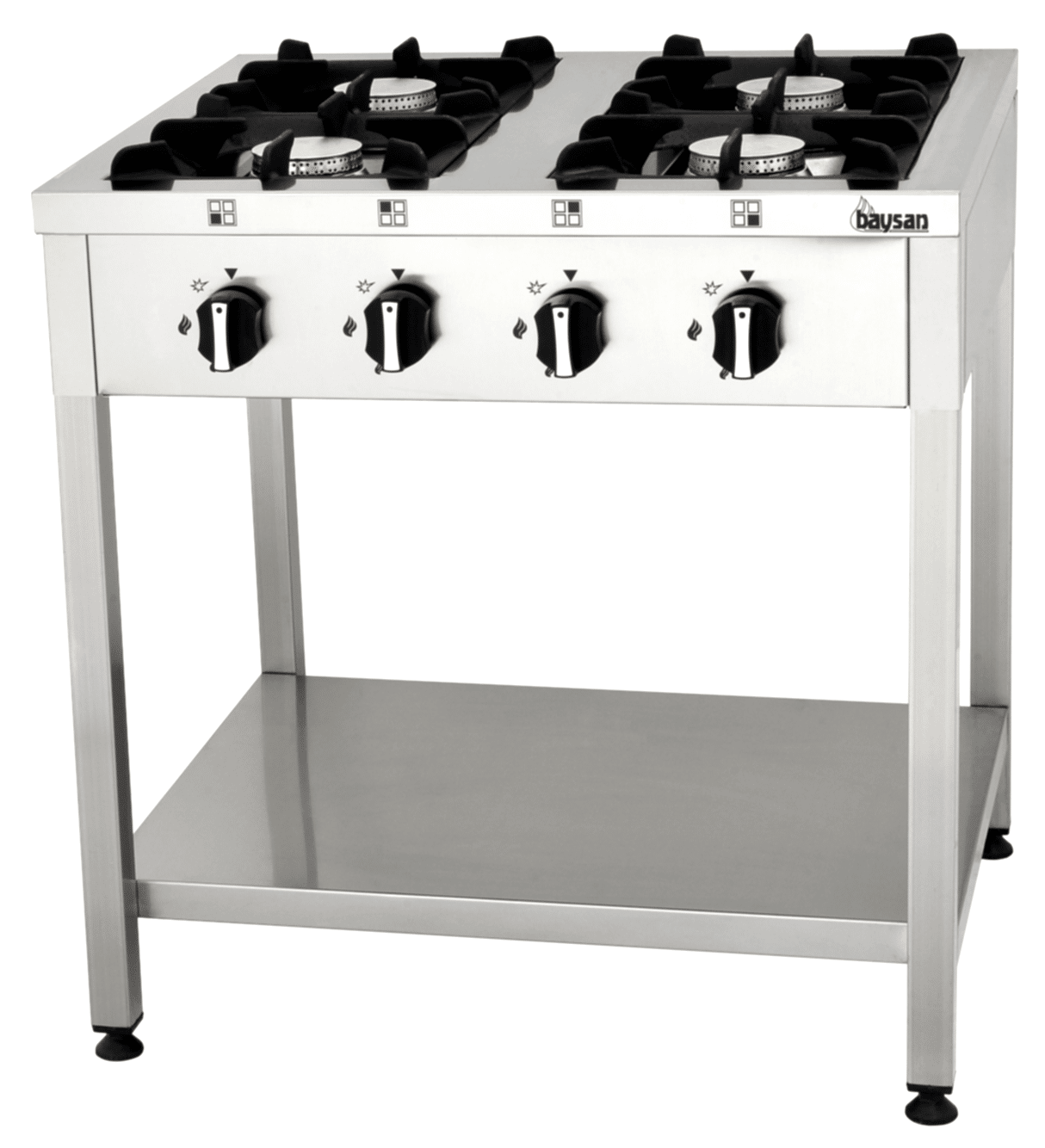 4 Burner Disassembled Gas Cooker | 80x70