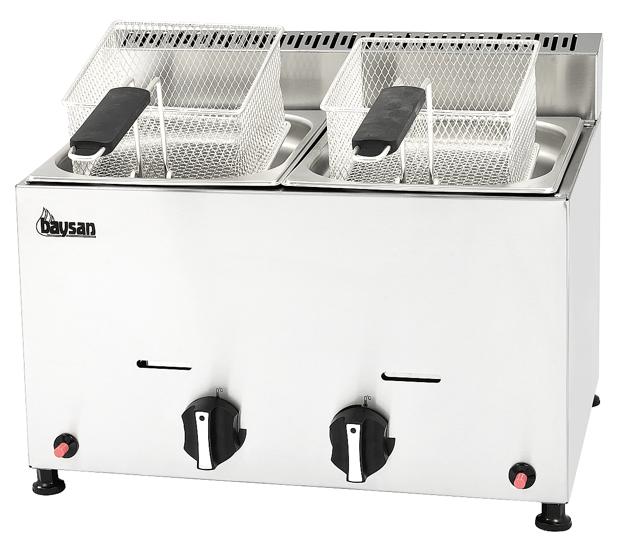10+10 Litres Gas Fryer