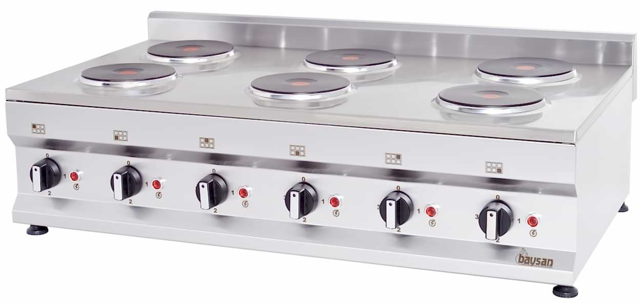 500 Serie 6 Plate Electric Cooker