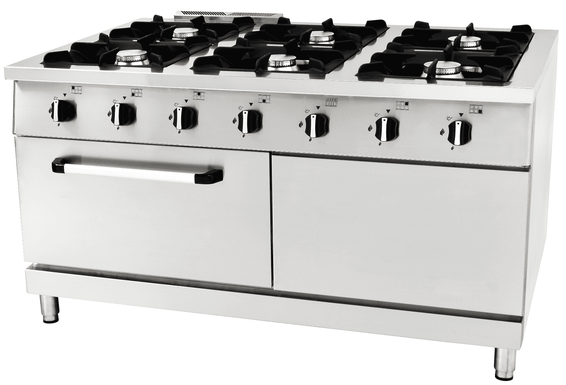 6 Burner Gas Range | 120x70