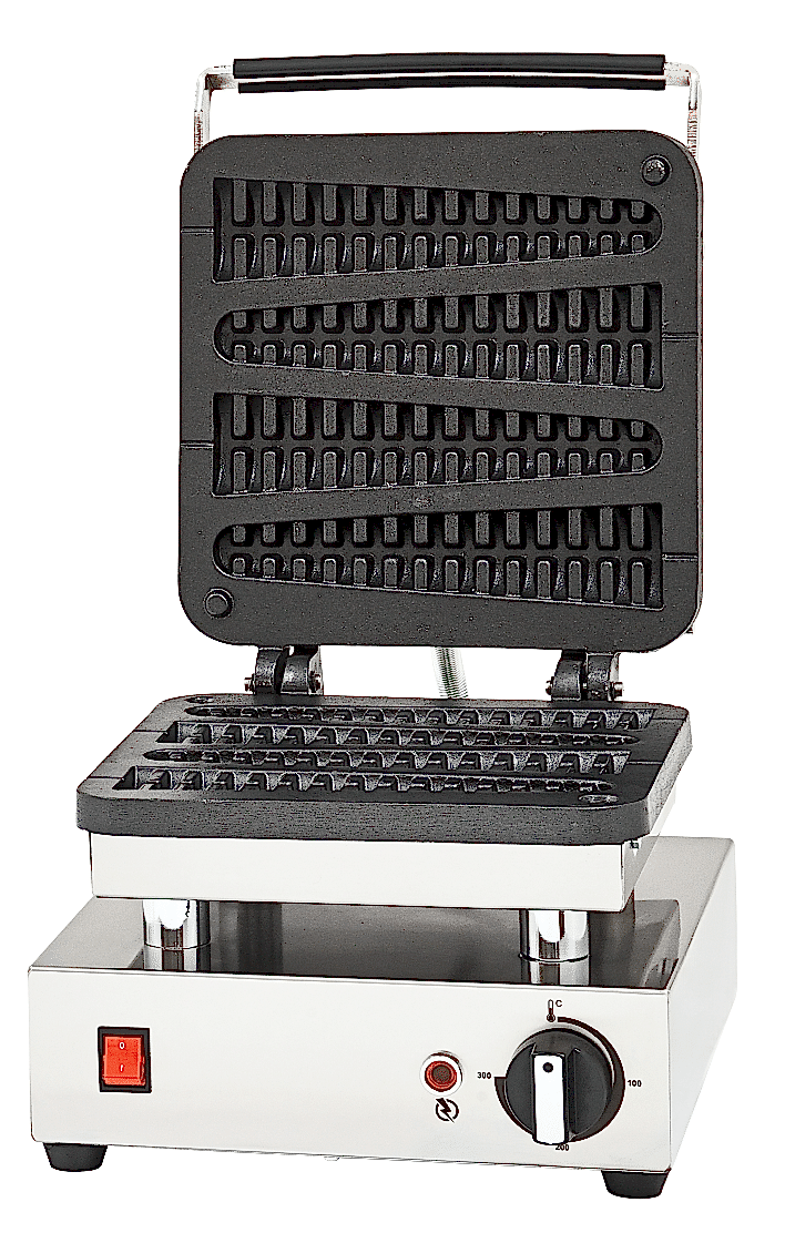 Stick Model Single Waffle Machine with Lid